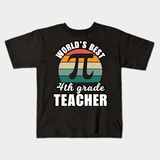 World's best 4th grade teacher Kids T-Shirt